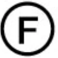 ドライ（F）の記号