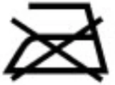 アイロン NGの記号