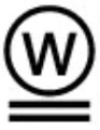 ウエット（W）の記号