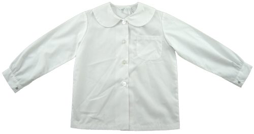 長袖ブラウス 中衿 たて穴
