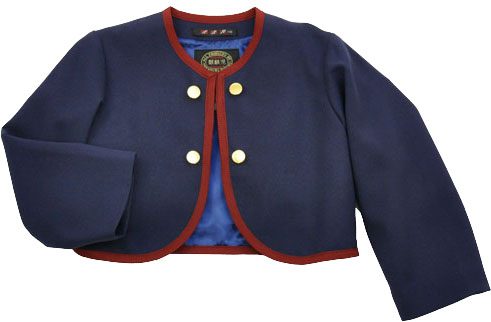 ジャケット ボレロ Nモール 濃紺