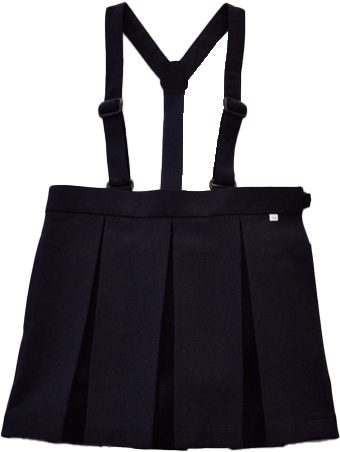 スカート ベツ サスペンダー付