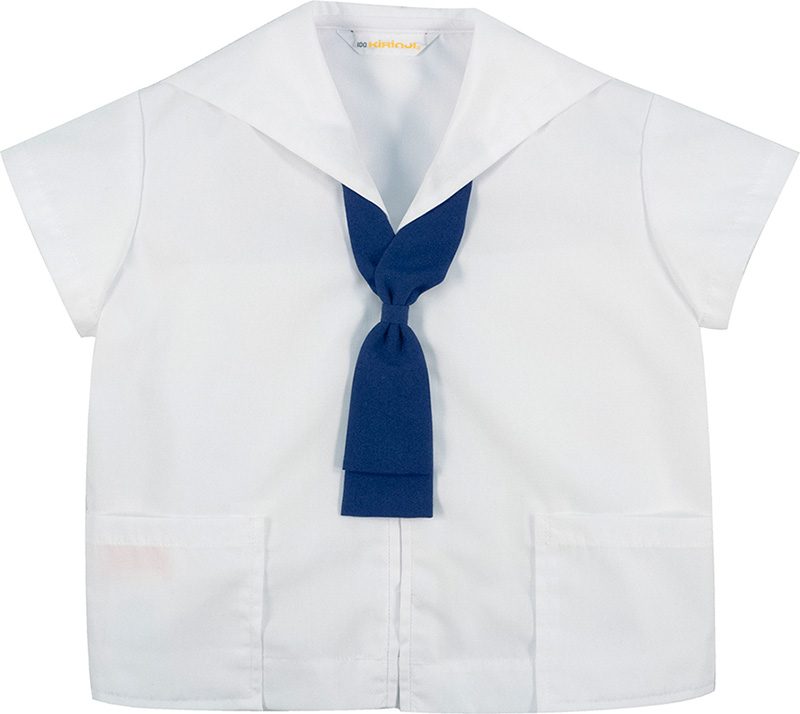 夏服 208ベツ 前開 白