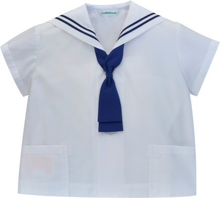 夏服 208C 紺線2本入 紺タイ付
