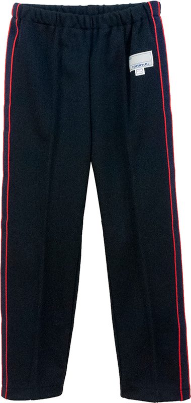 トレパンツ ライン入 濃紺*赤