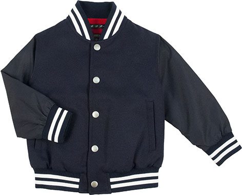 冬服 コンビブルゾン 濃紺オフ白